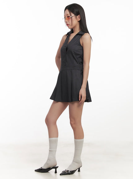 stripe-pleated-halter-neck-dress-ca518