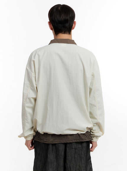 Men's Two-Tone Anorak Jacket IA507