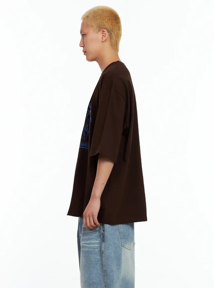 Men's Lucas Graphic Oversized Tee IL514