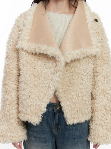 Oversized Faux Fur Jacket CN510
