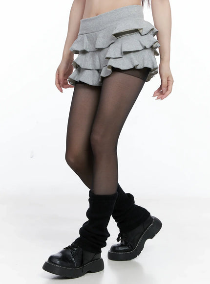 Frill Layered Mini Skirt CS501