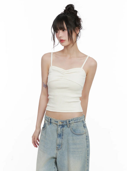 Ribbed Crop Tank Top CG519