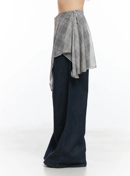 layered-plaid-mesh-midi-skirt-cs524