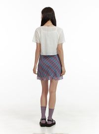 checkered-summer-mini-skirt-ou413