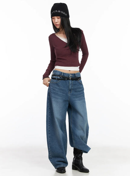 v-neck-long-sleeve-crop-top-cm516