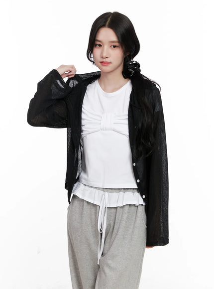 sheer-button-up-long-sleeve-zip-up-cl516