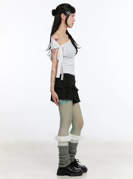 polka-dot-ruffle-mini-skirt-ca508