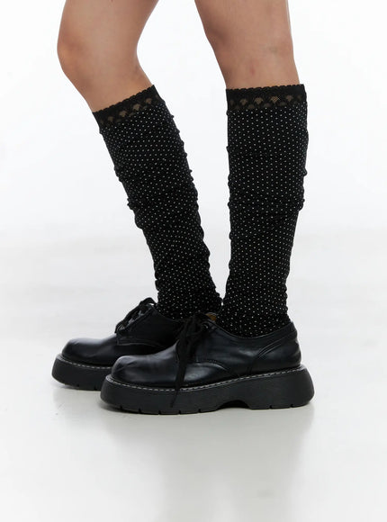 polka-dot-lace-leg-warmers-cs505