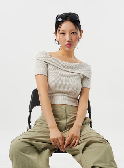 Ribbed Knit Top CY315