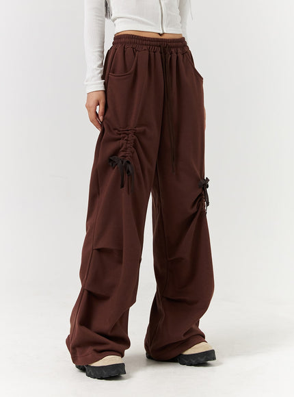 knotted-solid-high-waist-wide-leg-trousers-cd322