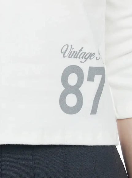 vintage-numeral-half-sleeve-fleece-top-ij528