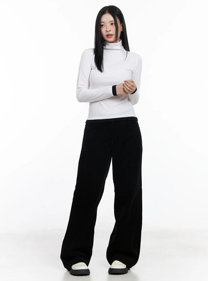 contrast-cuff-turtleneck-long-sleeve-top-cj520