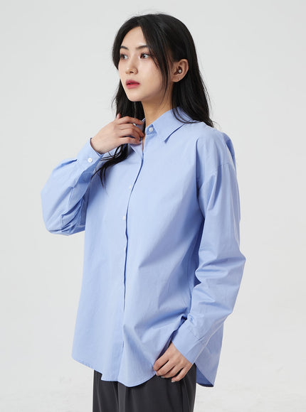 Pastel Color Oversized Shirt BM304