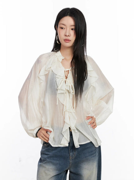 sheer-ruffle-long-sleeve-blouse-co508