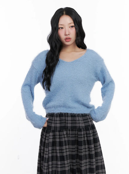 v-neck-ribbon-long-sleeve-knit-sweater-cn514