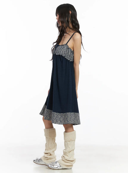 lace-ribbon-mini-dress-cd531