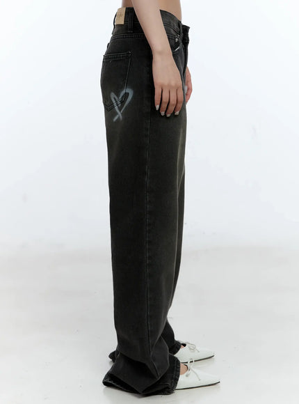 Eunhee Wide-Leg Flare Denim Jeans CL530