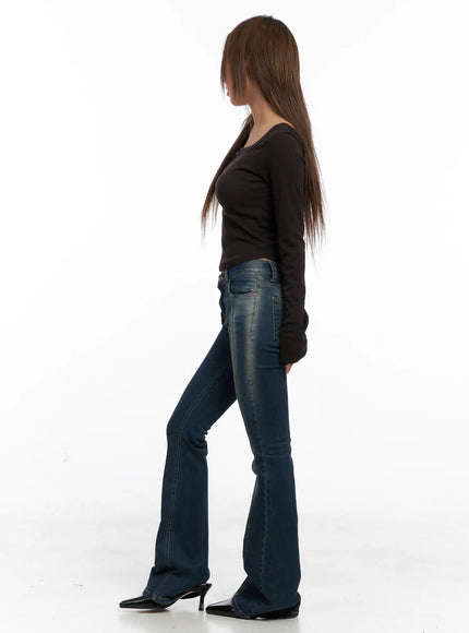 Ribbed Square Neck Crop Top CS522