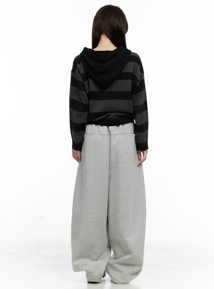 striped-half-buttonsweater-hoodie-co521