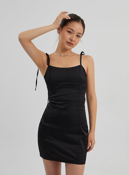 Satin Mini Dress CF313