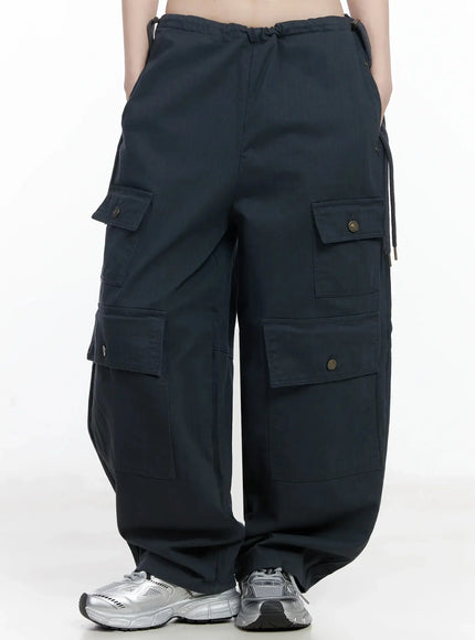 Wide Leg Cargo Pants IJ528