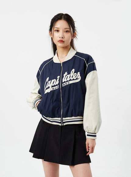 Graphic Bomber Jacket CM308