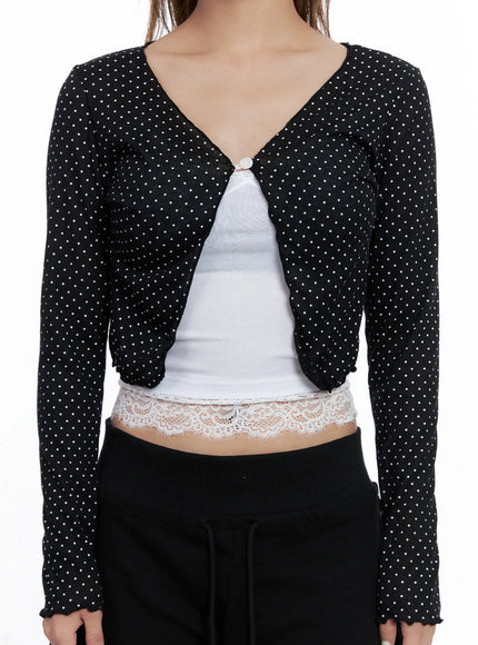 polka-dot-cropped-cardigan-cl510
