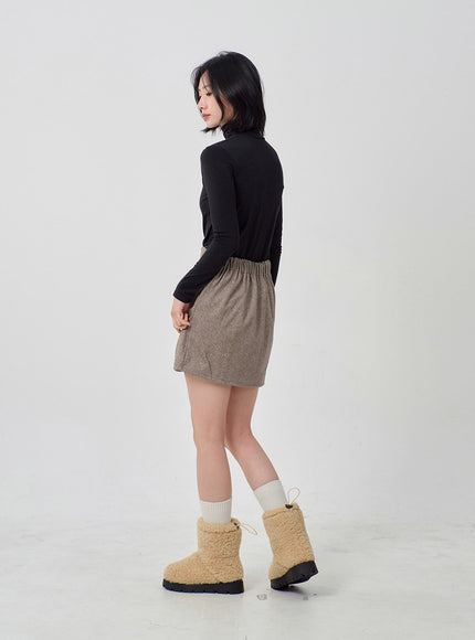 Teddy Drawstring Ankle Boots OD26