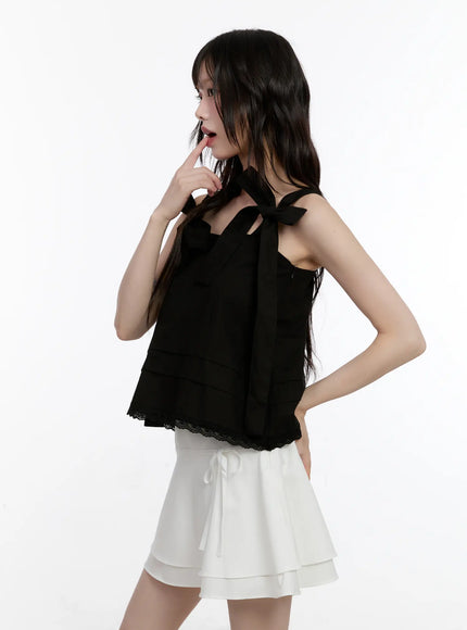 ribbon-tie-babydoll-top-cl507