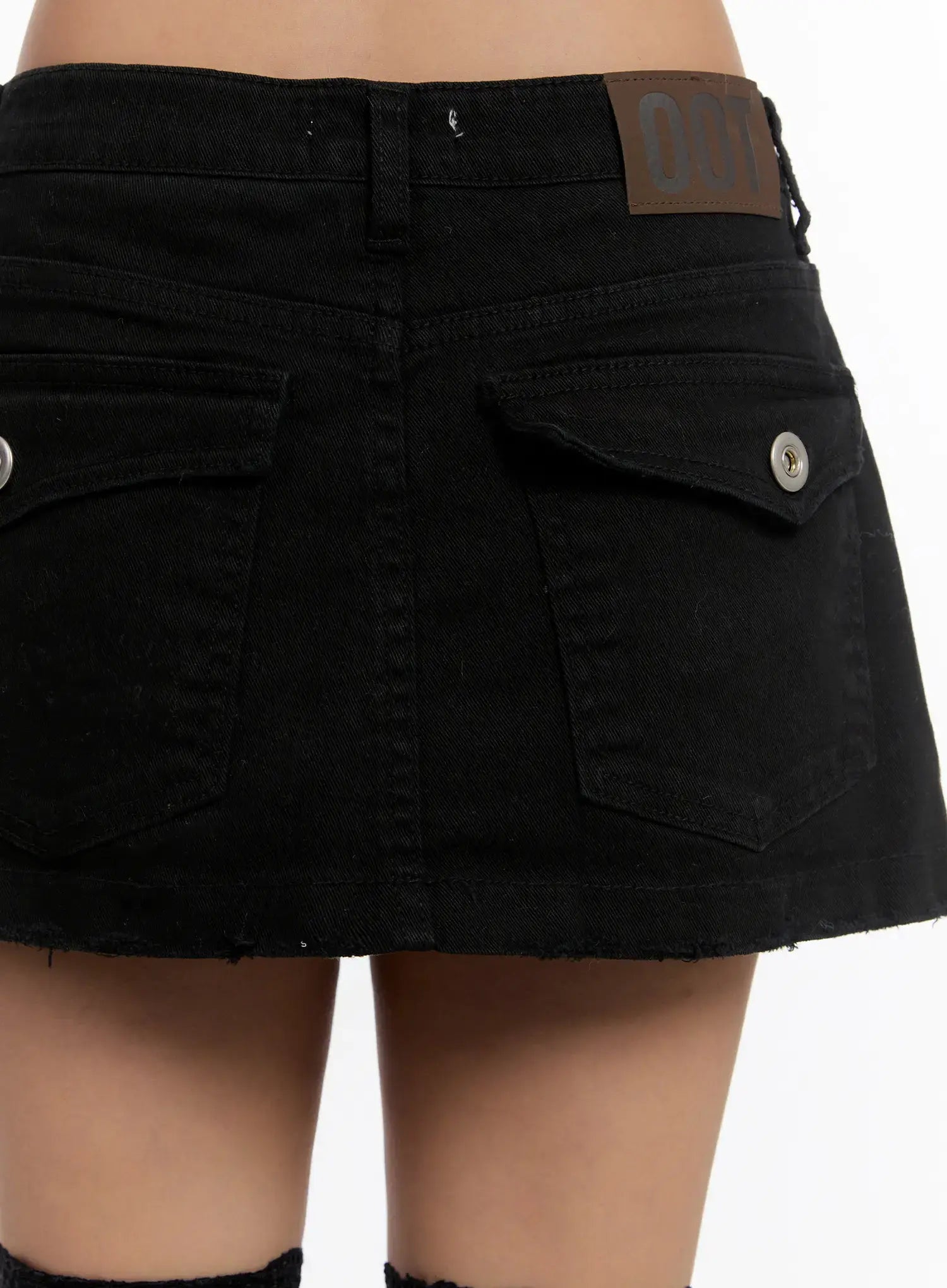 distressed-cotton-mini-skirt-cn527