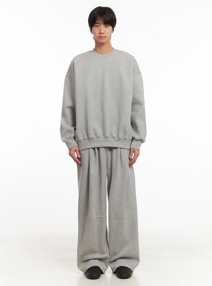 Men's Pintuck Wide-Leg Sweatpants IA510