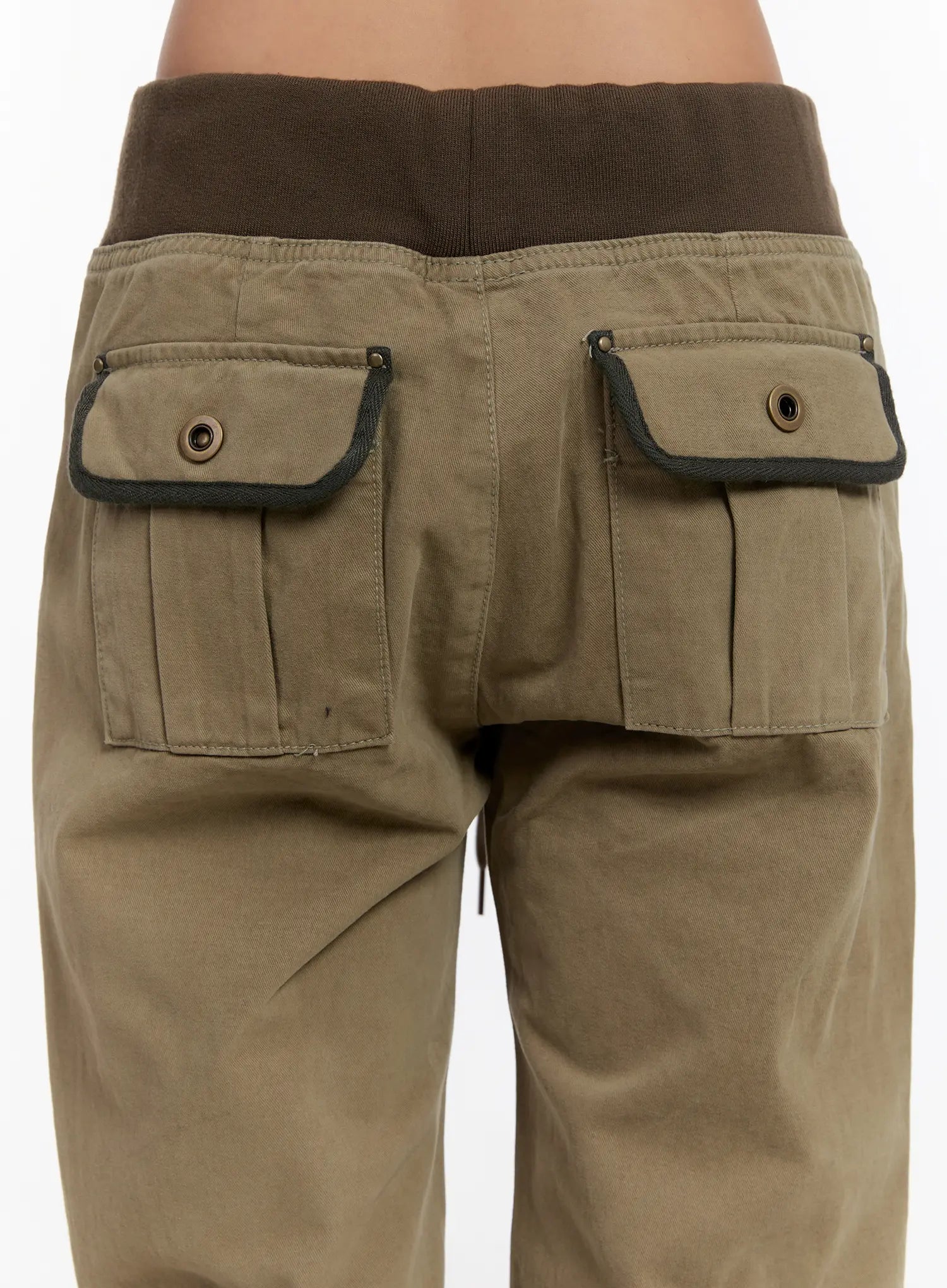 vintage-pocket-bootcut-cotton-pants-cn527