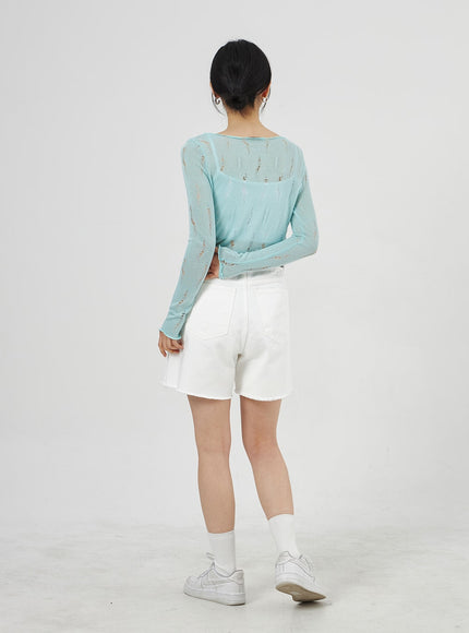 Wide Leg Shorts OA307