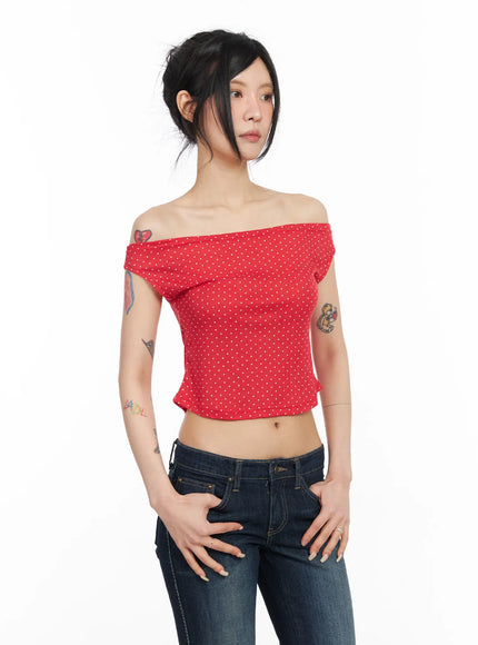 draped-polka-dot-top-cm517