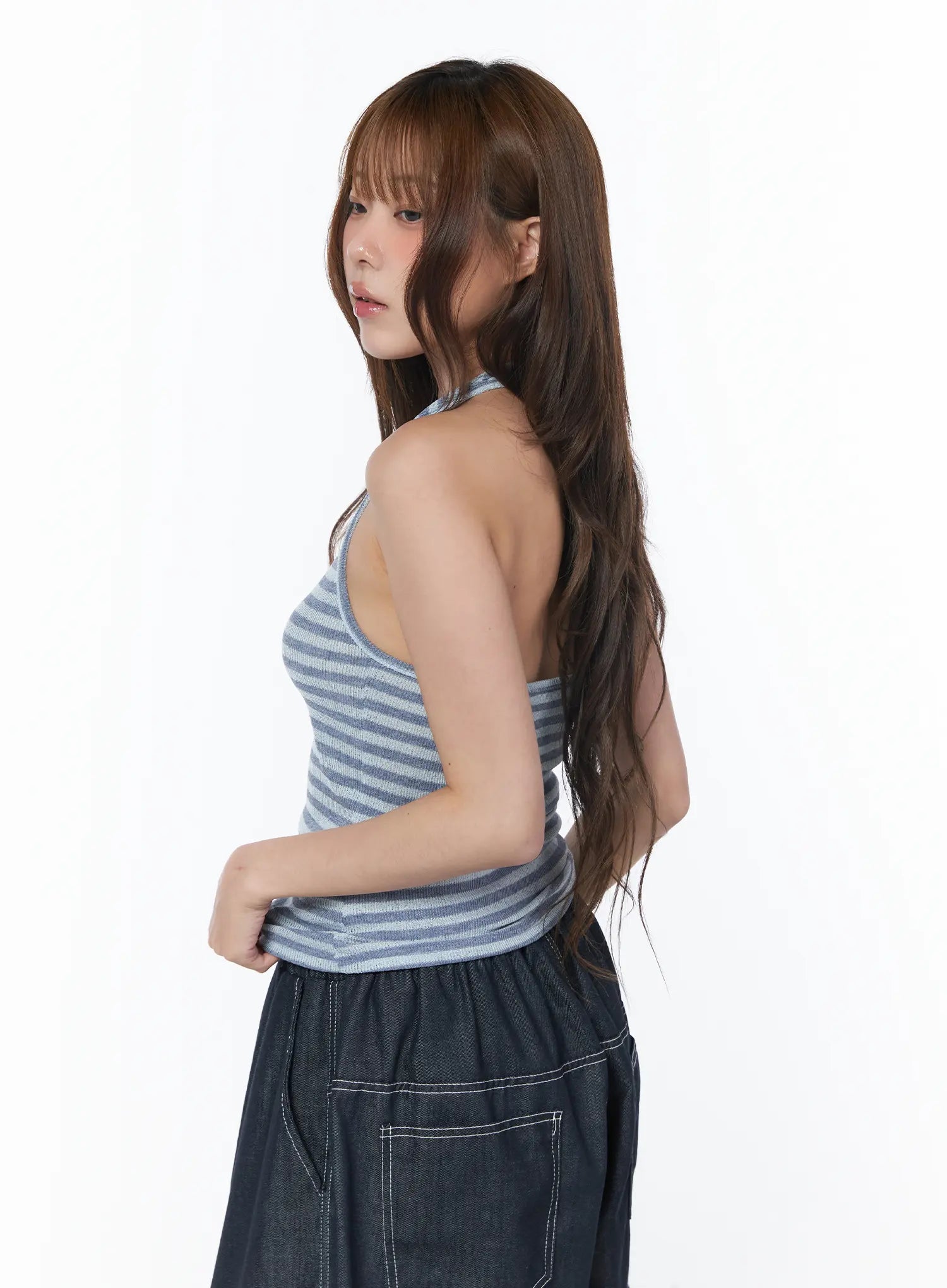 casual-striped-halter-tank-top-cy529