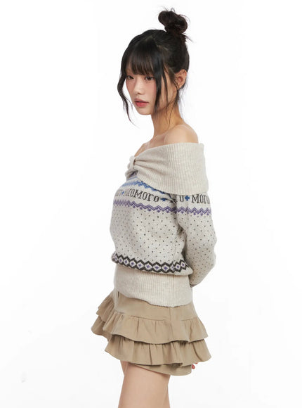 nordic-off-shoulder-knit-sweater-cn520