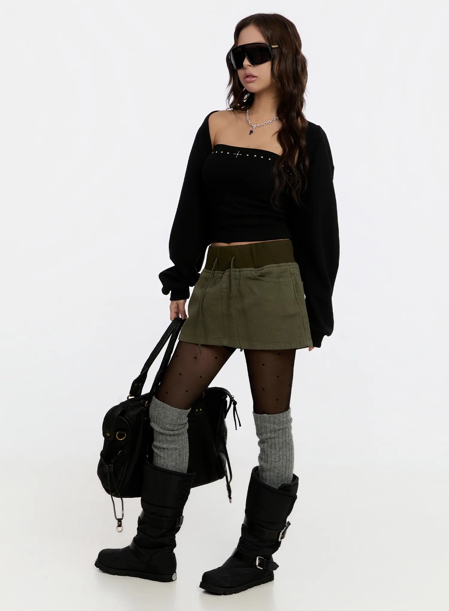 Basic Knit Bolero CN527