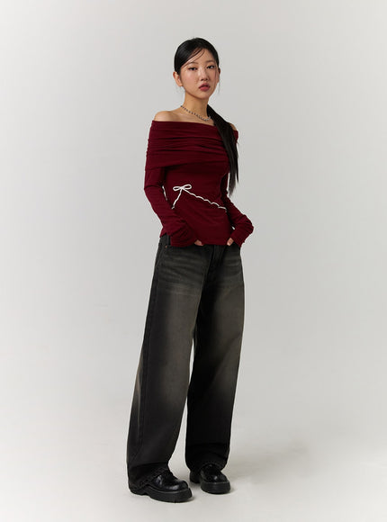 mid-waist-wide-leg-washed-jeans-cd329