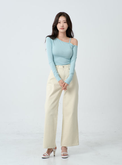 Wide Leg Cotton Pants IO24