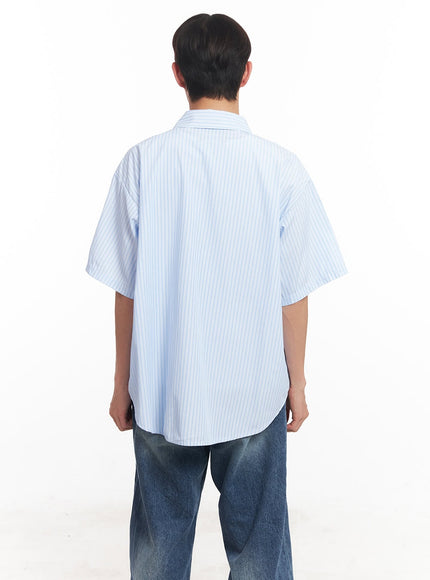 mens-short-sleeve-buttoned-striped-shirt-ia521