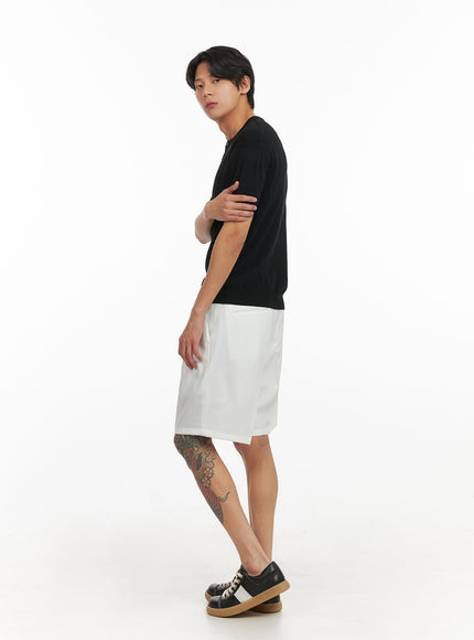 mens-basic-straight-leg-shorts-iy416