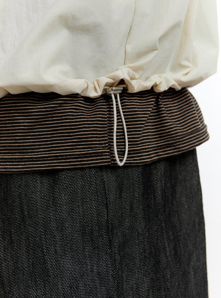 Men's Two-Tone Anorak Jacket IA507