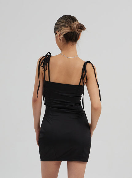 Satin Mini Dress CF313