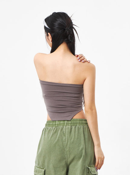 Slit Tube Top CA307