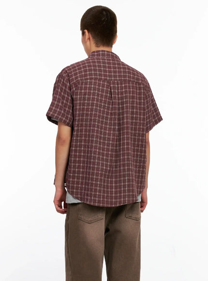 mens-plaid-short-sleeve-flannel-shirt-ig511