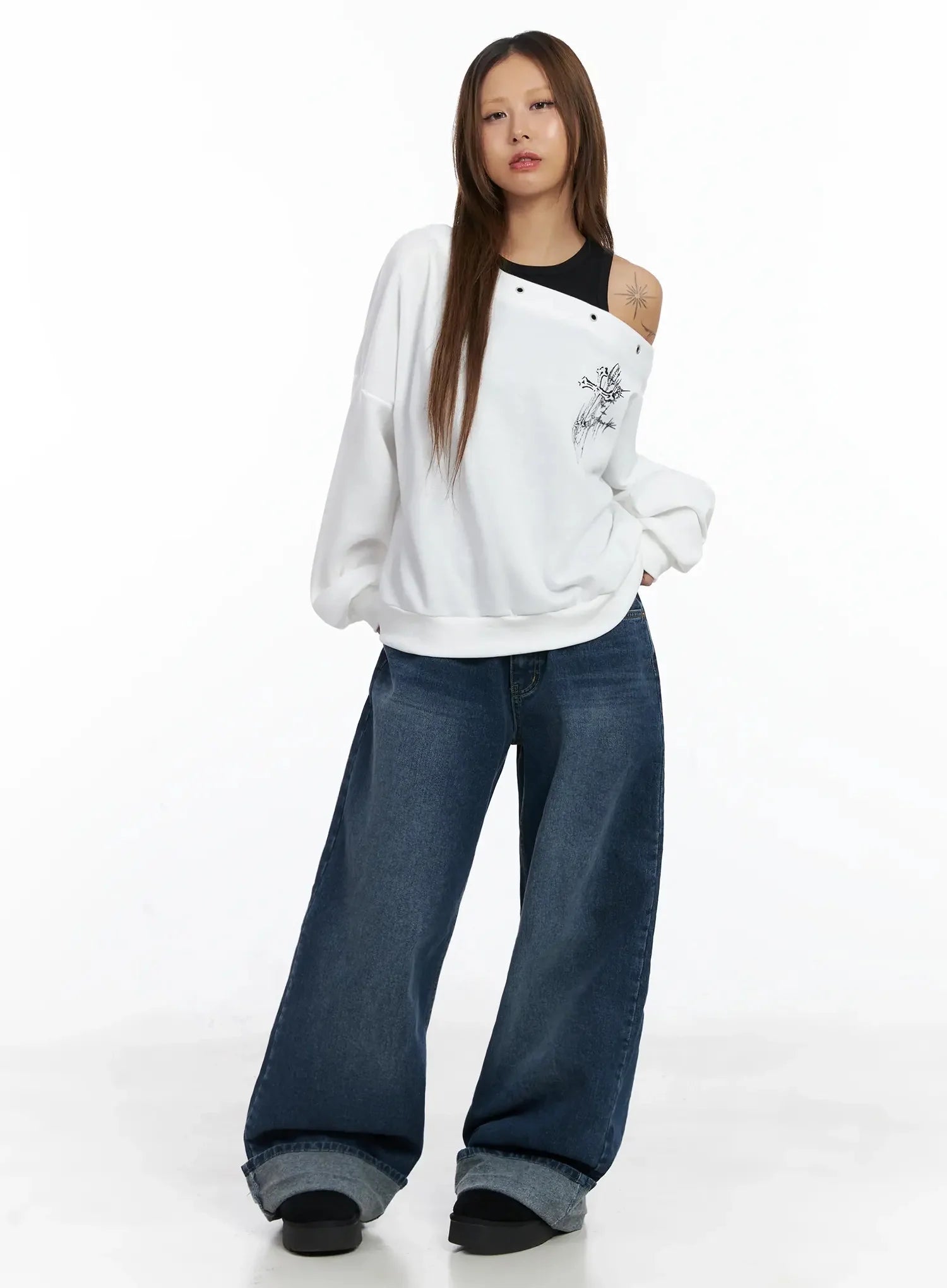 Anahi Baggy Jeans IN528
