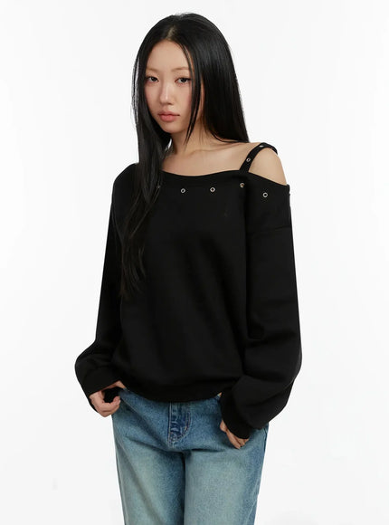 one-shoulder-eyelet-sweatshirt-id525