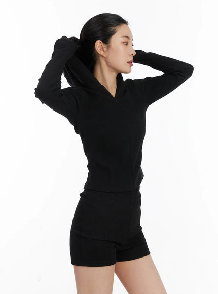 slim-fit-half-zip-hoodie-top-cd505