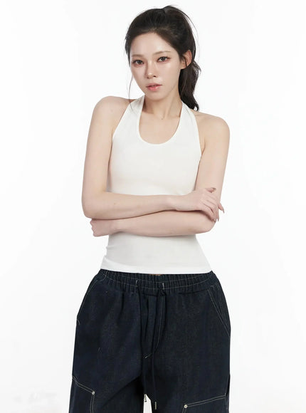 sleeveless-halter-neck-tank-top-ij528