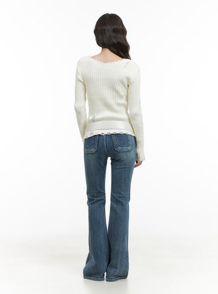 lila-slim-bootcut-jeans-cg422